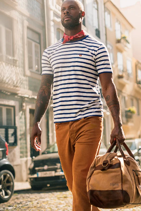 Breton Striped T Shirt Blue Business Business