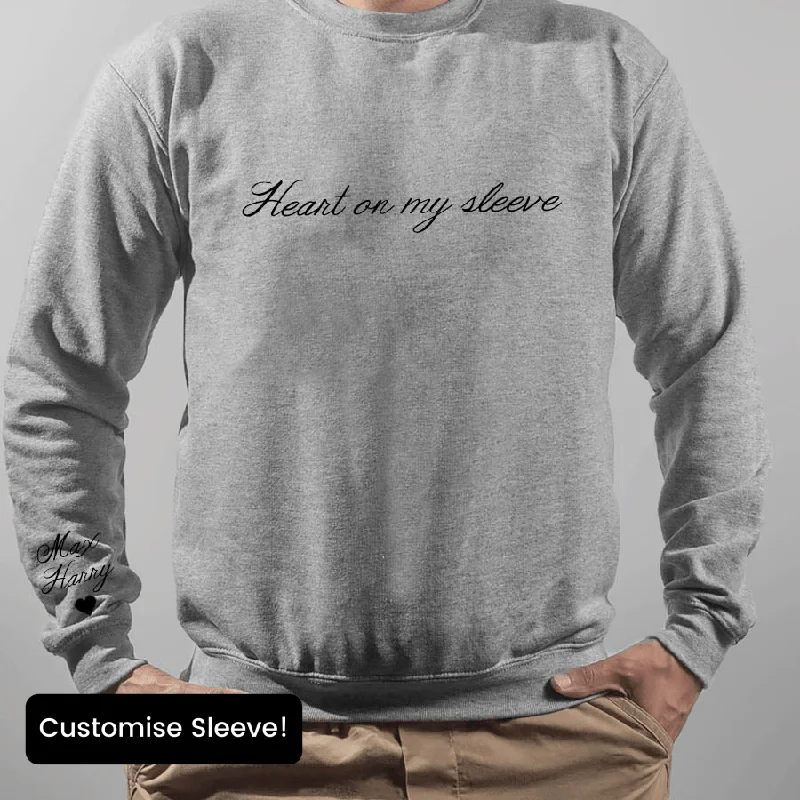 Tattoo Heart On My Sleeve Personalised Sweater Artistic Men's Avant Artistic Men's Avant Tattoo Heart On My Sleeve Personalised Sweater Artistic Men's Avant Artistic Men's Avant