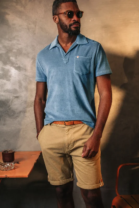 &SONS Solar Polo Dust Blue Youthful Men's Pop Youthful Men's Pop