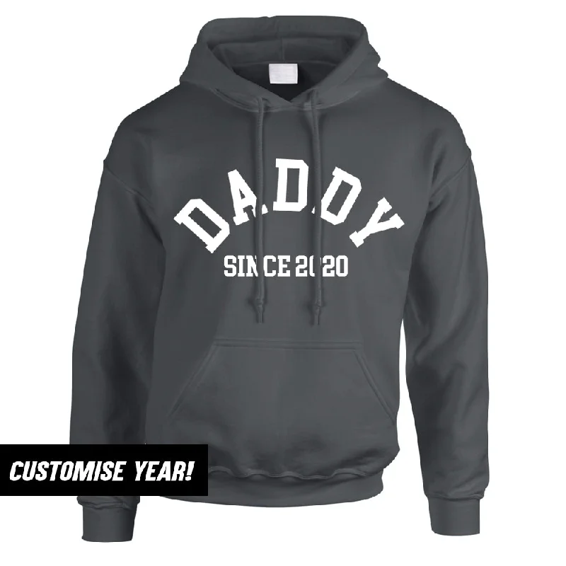 Personalised Daddy Since Hoodie (MRK X) Confident Men's High Confident Men's High