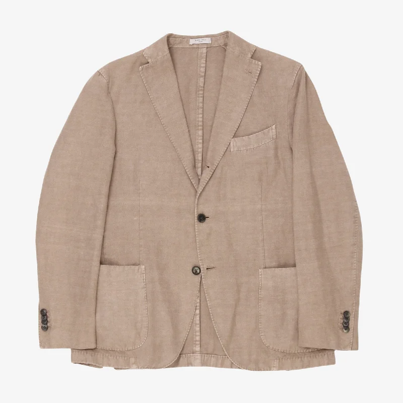 Linen Blend Jacket Bohemian Men's Free Bohemian Men's Free