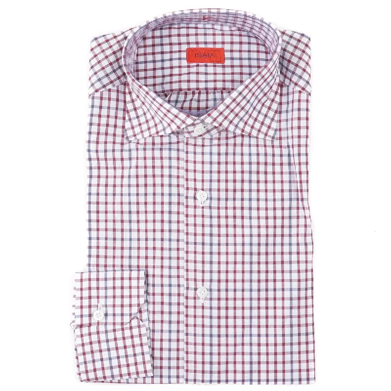 Isaia 'Mix' Tailored-Fit Cotton Shirt Tough Men's Tactical Tough Men's Tactical