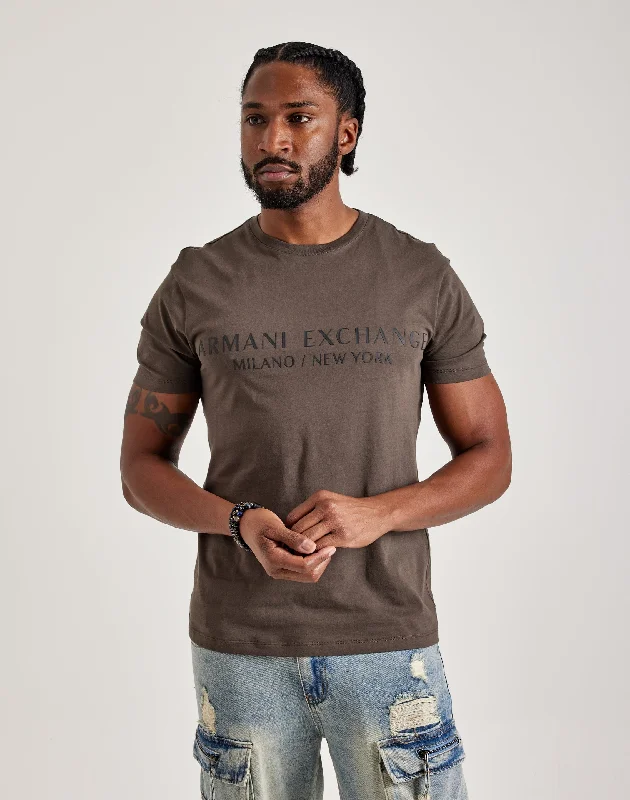 Armani Exchange Milano Logo Tee Monochromatic Office Style Monochromatic Office Style Armani Exchange Milano Logo Tee Monochromatic Office Style Monochromatic Office Style
