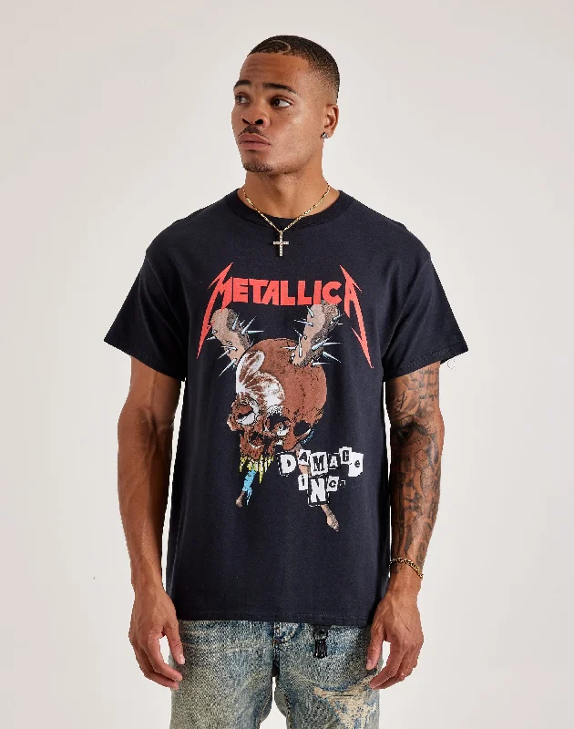 Merch Traffic Metallica Damage Inc. Tour Tee Earthy Men's Hemp Earthy Men's Hemp