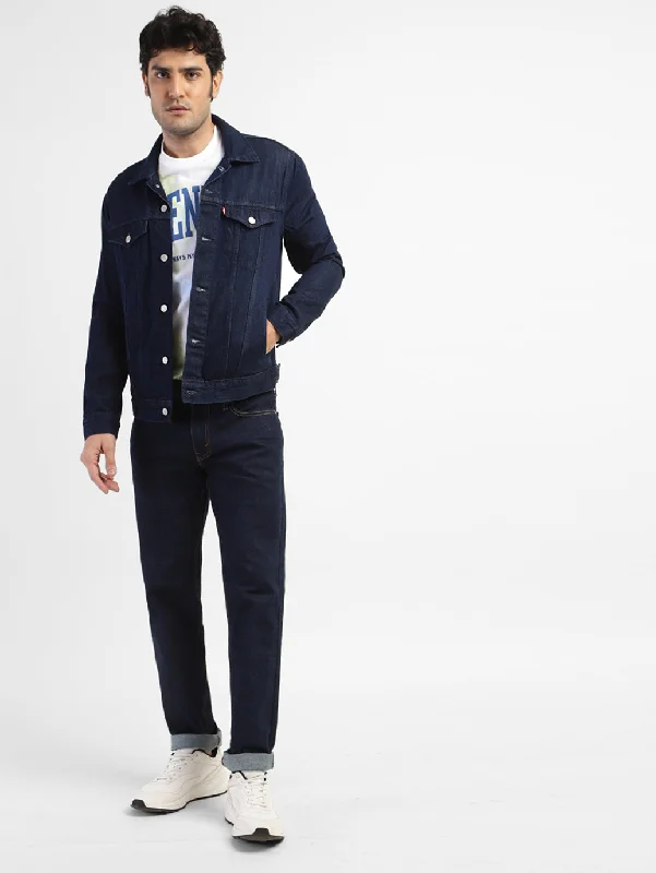 Men's Solid Spread Collar Jacket Tough Men's Tactical Tough Men's Tactical