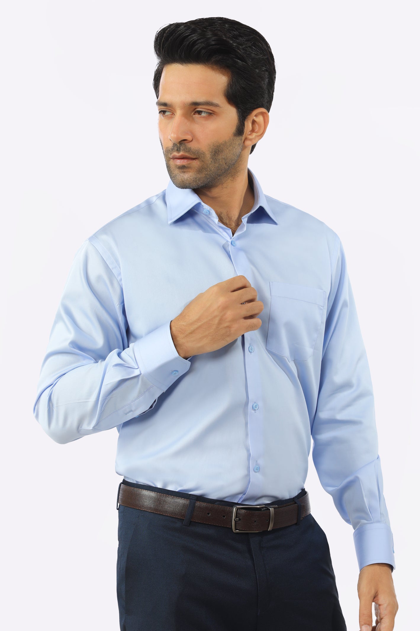 Sky Blue Formal Shirt Sophisticated Men's  Sophisticated Men's 