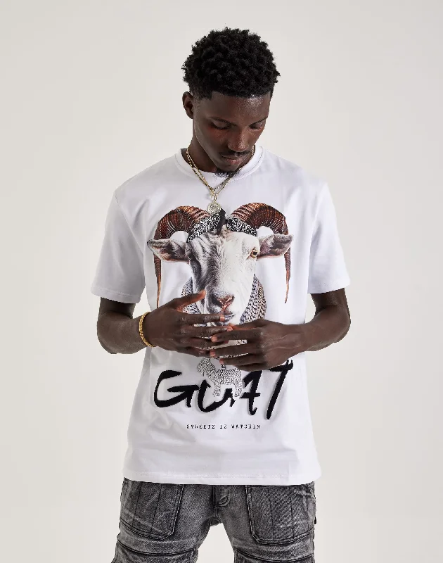 Streetz Iz Watchin Goat Tee Elegant Men's Cashmere Elegant Men's Cashmere