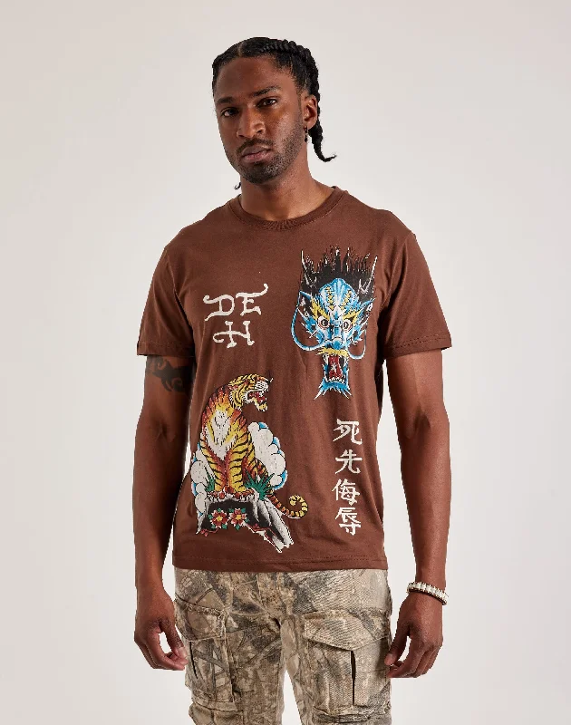 Ed Hardy Tiger Dragon Tee Vintage Men's 1970S Disco Vintage Men's 1970S Disco