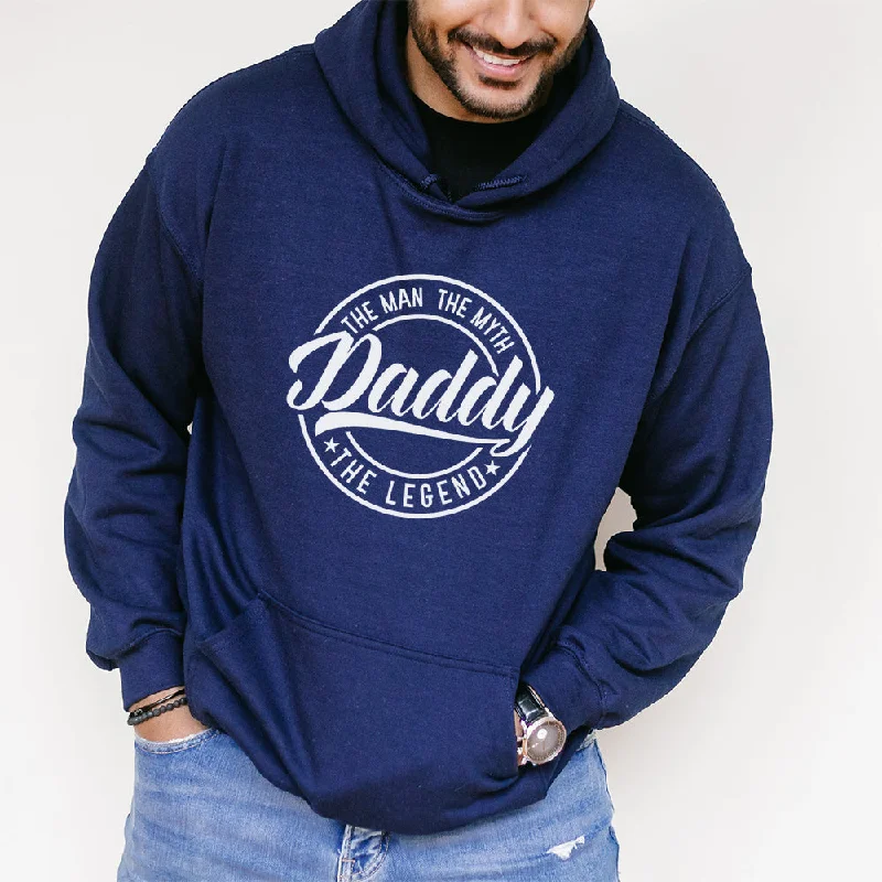 Daddy Man Myth Legend Hoodie Sporty Men's Athleisure  Sporty Men's Athleisure 