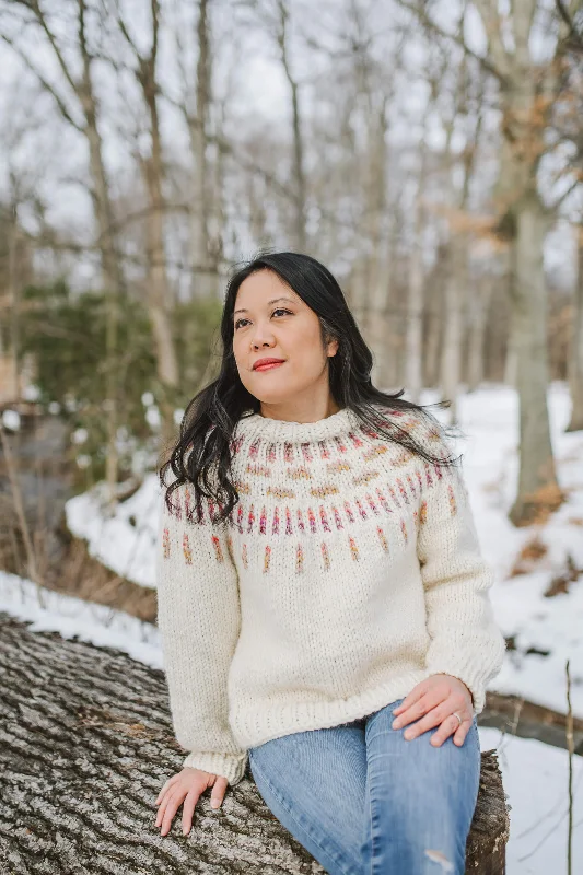 Knit Kit - Falling Water Sweater Lumberjack Lumberjack