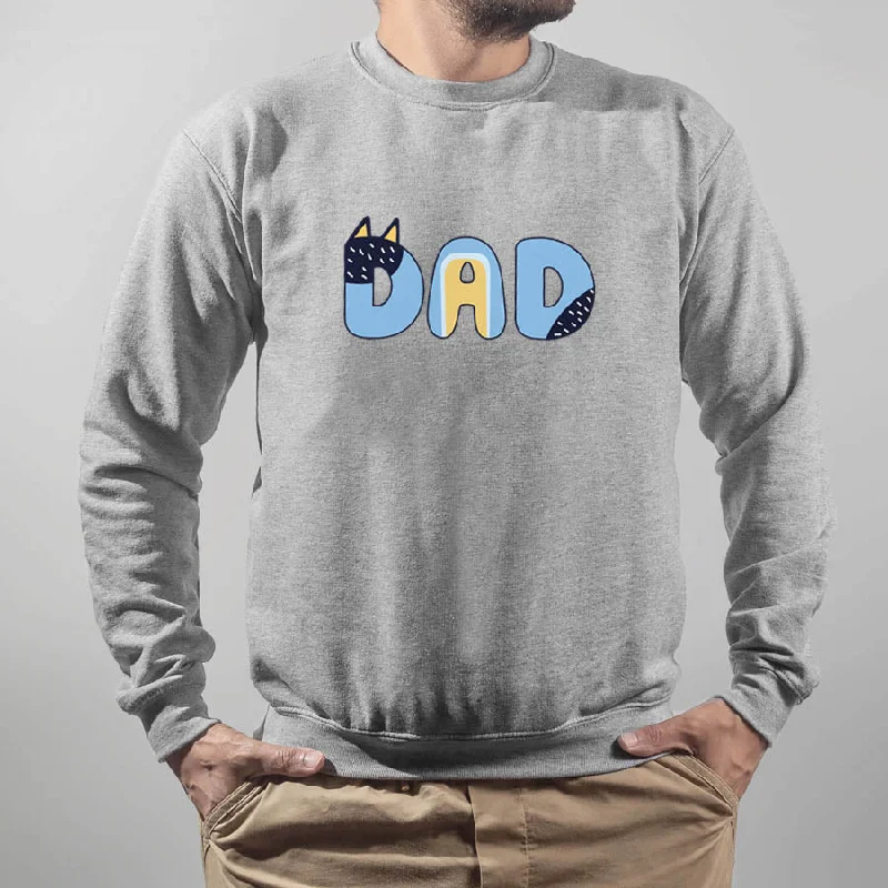 Puppy Dog - Dad Sweatshirt Sporty Men's Athleisure  Sporty Men's Athleisure 