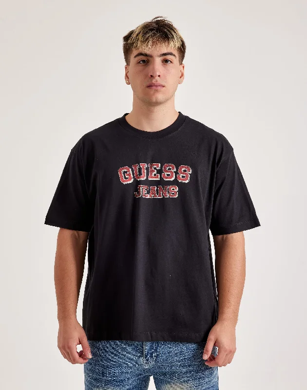 Guess Vintage Print Tee Artistic Men's Hand Artistic Men's Hand