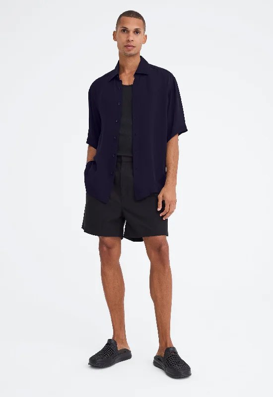 Aero Shirt - Darkest Navy Sophisticated Men's French Sophisticated Men's French