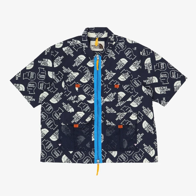 Brain Dead Boxy Mountain Shirt Stylish Men's Tropical  Stylish Men's Tropical 