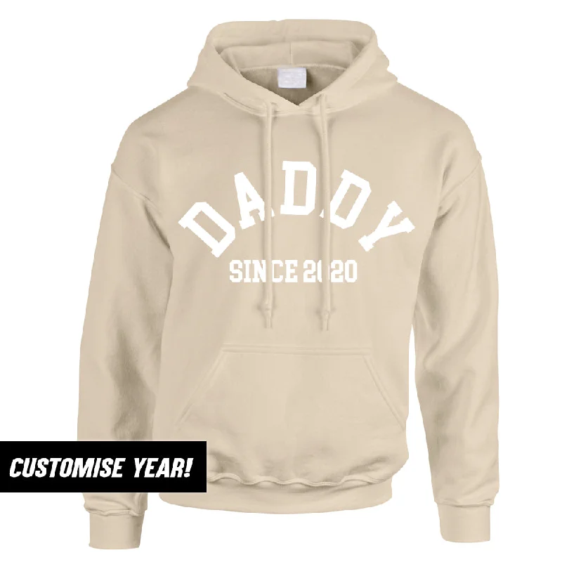 Personalised Daddy Since Hoodie (MRK X) Practical Men's Multi Practical Men's Multi