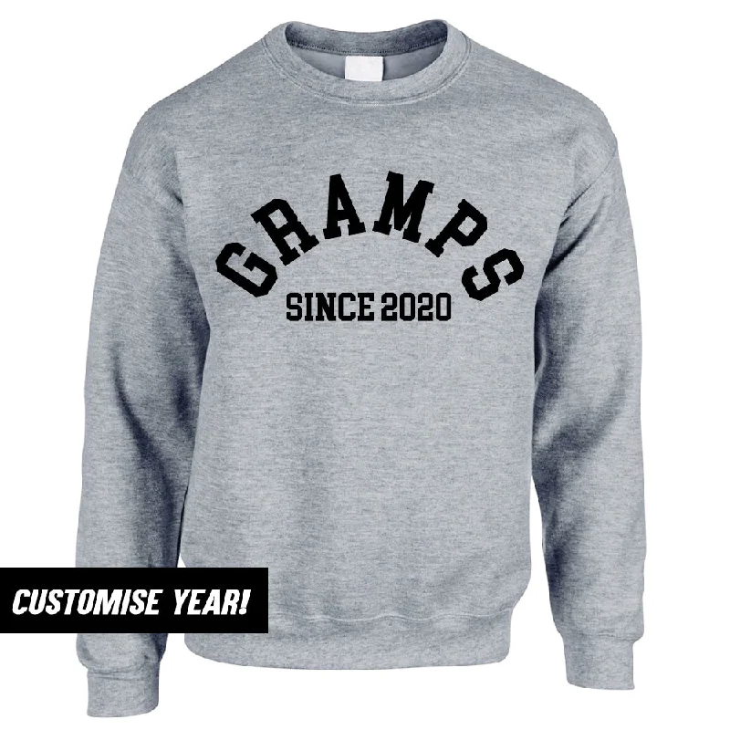 Personalised Gramps Since Sweatshirt (MRK X) Cozy Men's Sherpa Cozy Men's Sherpa