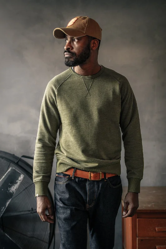&SONS Surplus Green Sweatshirt Cclassic Men's Tweed Cclassic Men's Tweed