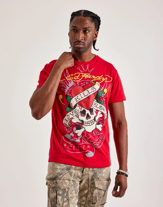 Ed Hardy Skull Tee Sporty Men's Tennis Sporty Men's Tennis