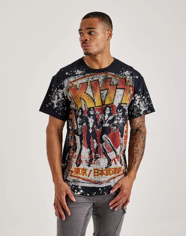 Liquid Blue KISS Destroyer Tee Youthful Men's Anime Youthful Men's Anime