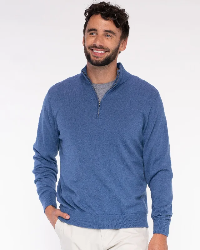 1/4 Zip Mock Neck Cotton Cashmere Blend Pullover Sweater (Choice of Colors) by Alashan Cashmere Trendy Men's Bucket Trendy Men's Bucket 1/4 Zip Mock Neck Cotton Cashmere Blend Pullover Sweater (Choice of Colors) by Alashan Cashmere Trendy Men's Bucket Trendy Men's Bucket