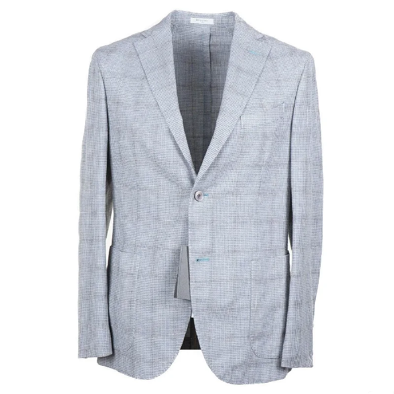 Boglioli Wool-Cotton-Mohair 'K Jacket' Sport Coat Trendy Men's Oversized Trendy Men's Oversized