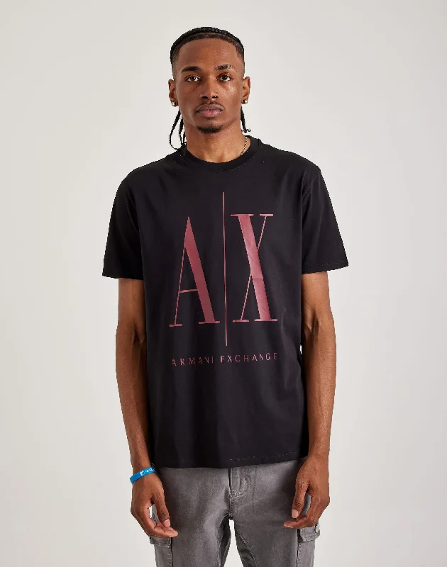Armani Exchange Icon Logo Tee Unique Men's Patch Unique Men's Patch