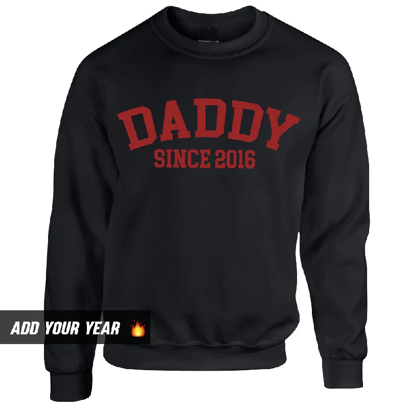 Personalised Daddy Since Sweatshirt (MRK X) Youthful Men's Pop Youthful Men's Pop