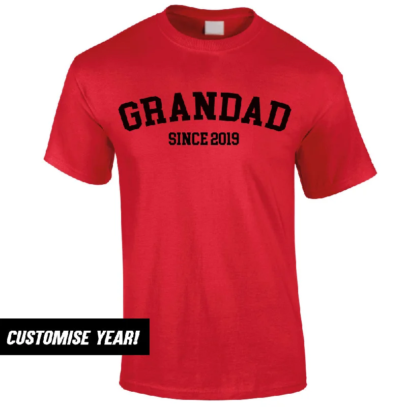 Personalised Grandad Since T-Shirt (MRK X) Dynamic Men's Moto Dynamic Men's Moto