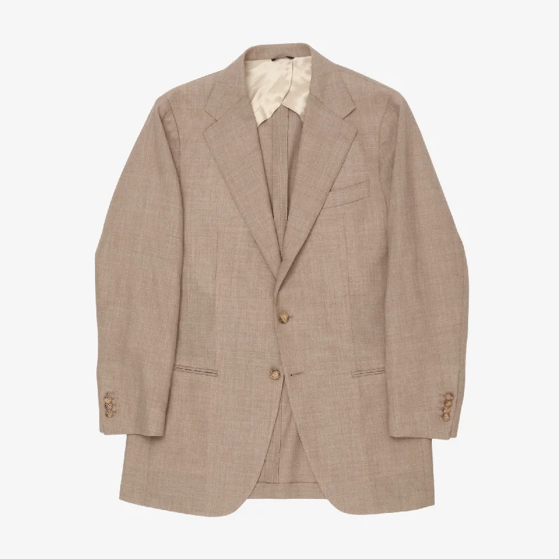 High Twist Wool Suit Casual Men's Short Casual Men's Short