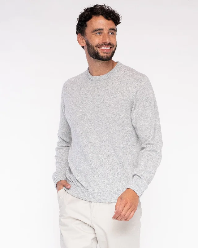 Classic Crew Neck 100% Cashmere Sweater (Choice of Colors) by Alashan Cashmere Sharp Men's Italian Sharp Men's Italian Classic Crew Neck 100% Cashmere Sweater (Choice of Colors) by Alashan Cashmere Sharp Men's Italian Sharp Men's Italian