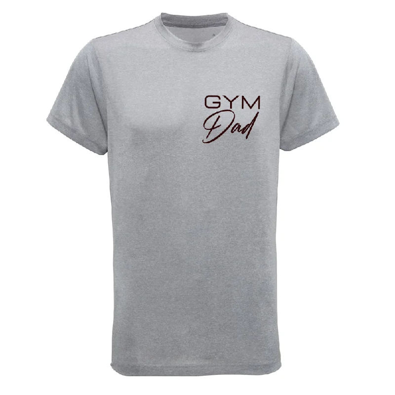 Gym Dad Logo Performance Tee Polished Men's Satin Polished Men's Satin