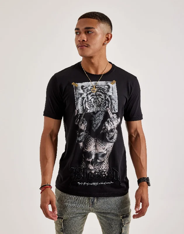 Blessed UK Regret Is The Only Wound Tee Gym Gym