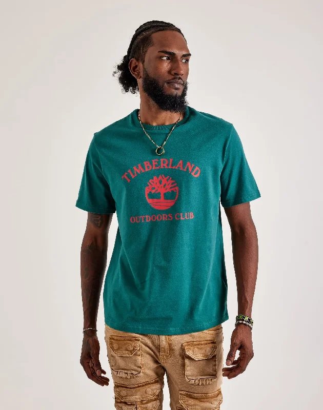 Timberland Outdoors Club Tee Trendy Men's Oversized Trendy Men's Oversized