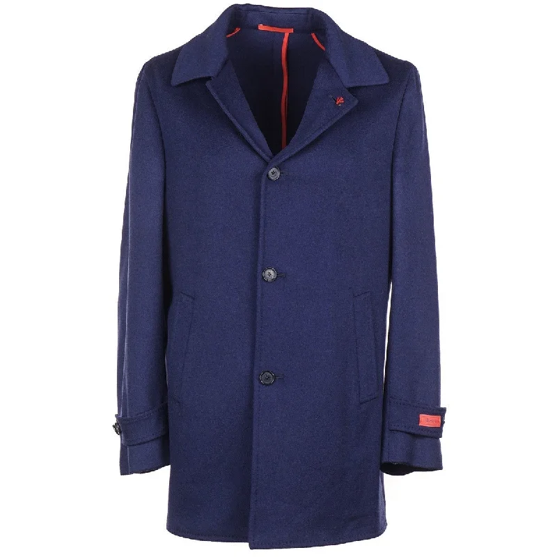 Isaia Pure Cashmere Walking Coat Artistic Men's Avant Artistic Men's Avant