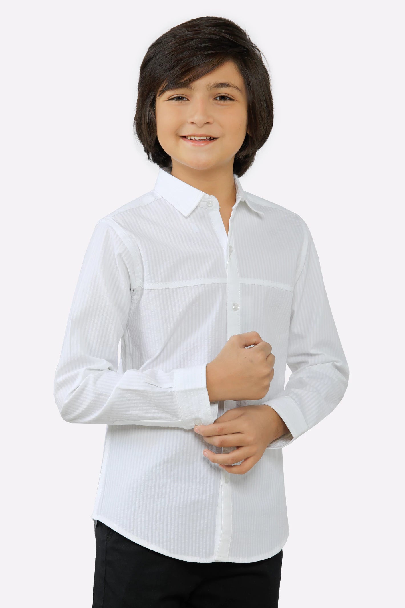 White Textured Casual Shirt Cool Men's Skate Cool Men's Skate