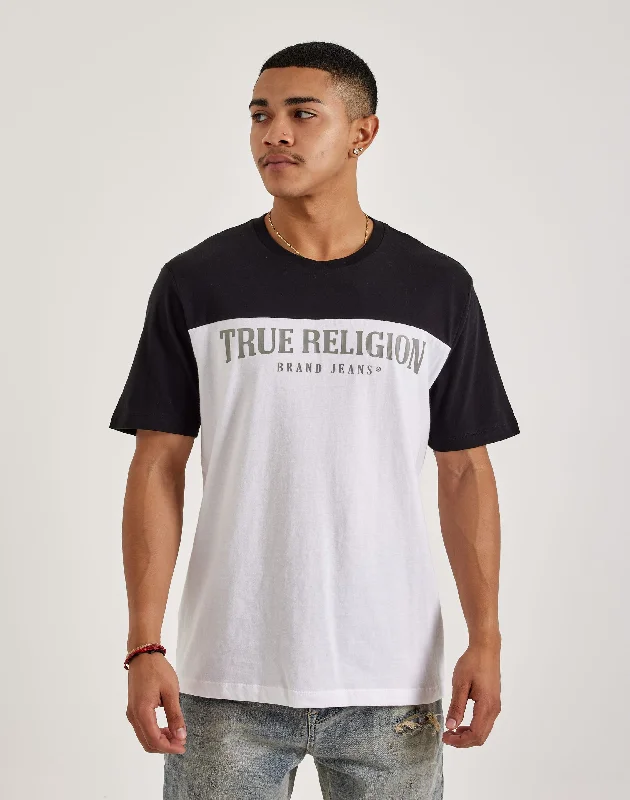 True Religion Two-Toned Tee Laid Laid