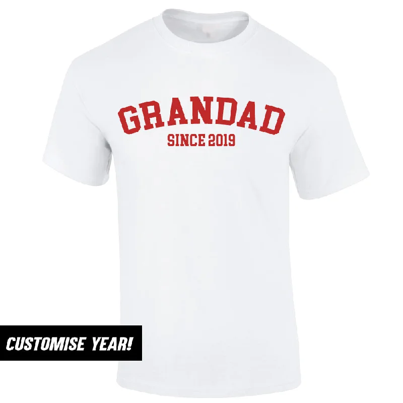 Personalised Grandad Since T-Shirt (MRK X) Elegant Men's Formal Elegant Men's Formal Personalised Grandad Since T-Shirt (MRK X) Elegant Men's Formal Elegant Men's Formal