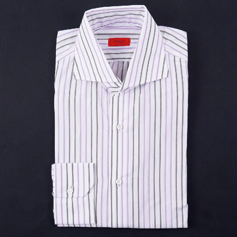 Isaia 'Italia' Regular-Fit Cotton Shirt Lumberjack Lumberjack