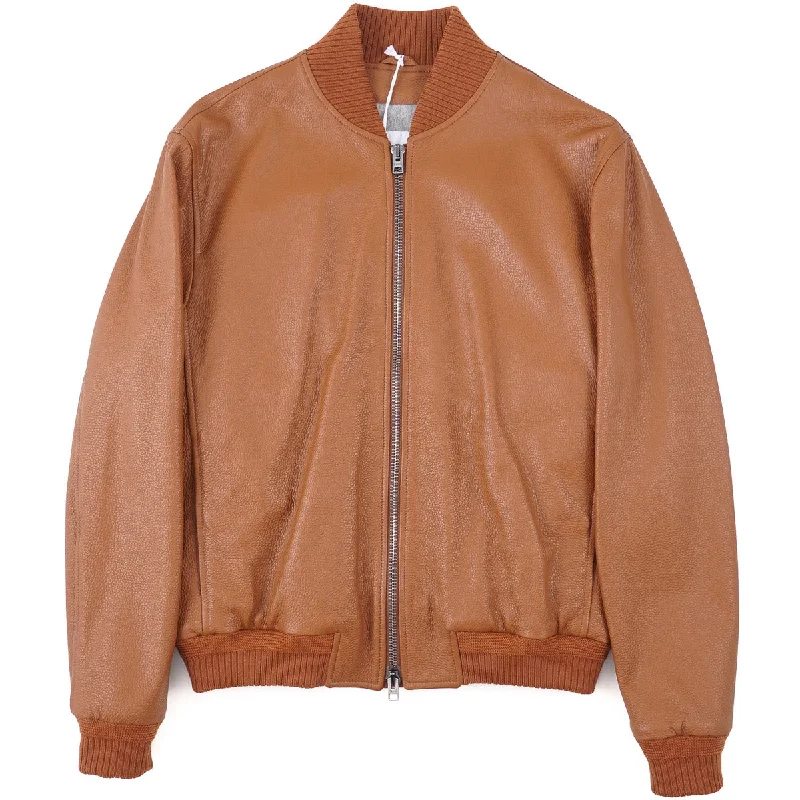 Manto Wool-Lined Deerskin Leather Jacket Tough Men's Military Tough Men's Military Manto Wool-Lined Deerskin Leather Jacket Tough Men's Military Tough Men's Military