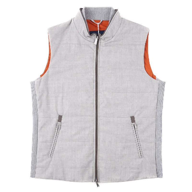 Manto Lightweight Wool-Cashmere Vest Masculine Men's Thick Masculine Men's Thick