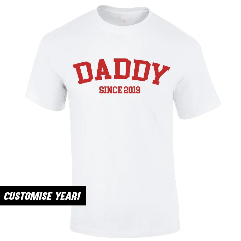 Personalised Daddy Since T-Shirt (MRK X) Bohemian Men's Free Bohemian Men's Free