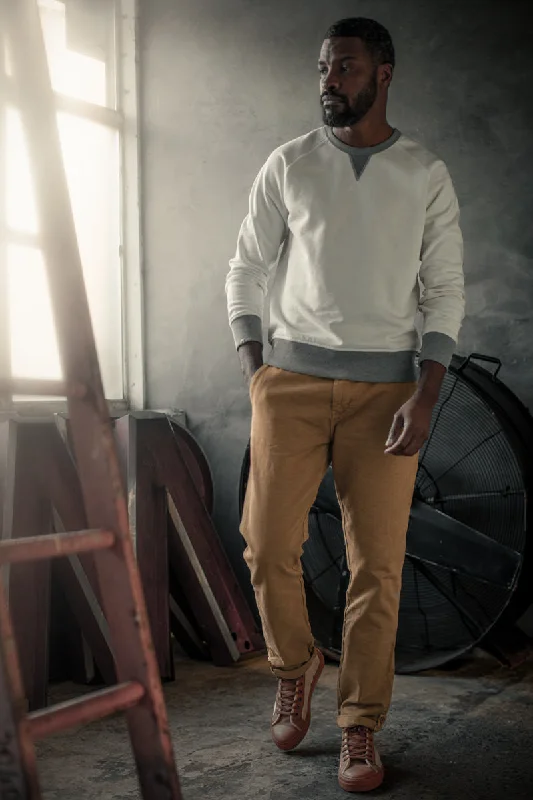 &SONS Stone White Sweatshirt Masculine Men's  Masculine Men's 