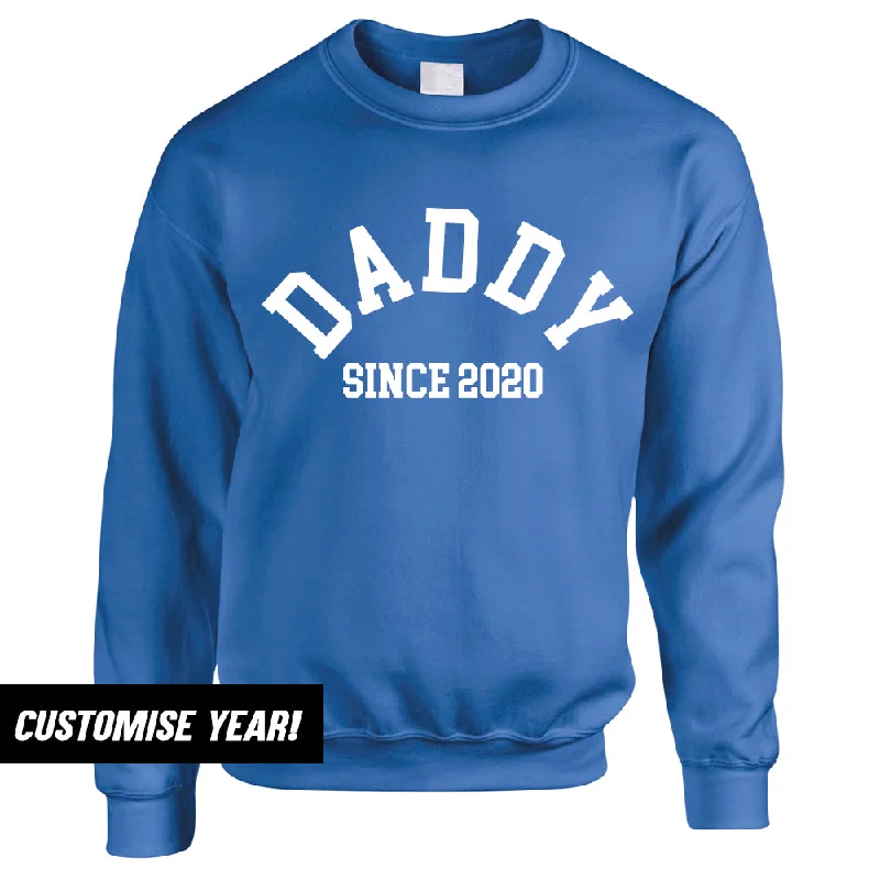 Personalised Daddy Since Sweatshirt (MRK X) Sporty Men's Athleisure Sporty Men's Athleisure Personalised Daddy Since Sweatshirt (MRK X) Sporty Men's Athleisure Sporty Men's Athleisure