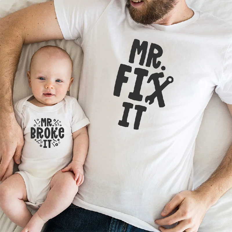 Mr Fix It & Mr Broke It Matching T-Shirt & Vest Tough Men's Tactical Tough Men's Tactical Mr Fix It & Mr Broke It Matching T-Shirt & Vest Tough Men's Tactical Tough Men's Tactical