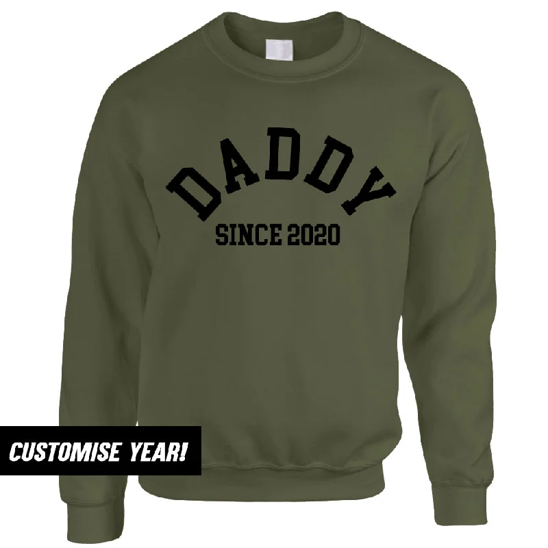 Personalised Daddy Since Sweatshirt (MRK X) Beach Beach