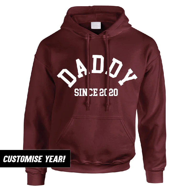 Personalised Daddy Since Hoodie (MRK X) Dynamic Men's High Dynamic Men's High