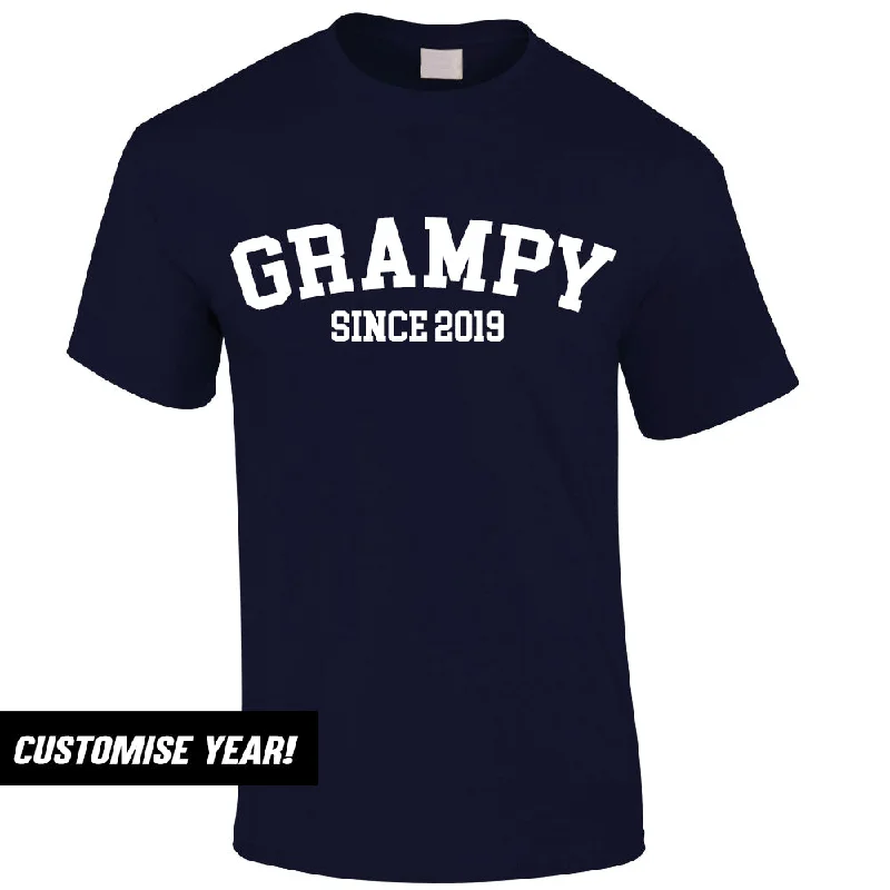 Personalised Grampy Since T-Shirt (MRK X) Unique Men's Upcycled Unique Men's Upcycled Personalised Grampy Since T-Shirt (MRK X) Unique Men's Upcycled Unique Men's Upcycled
