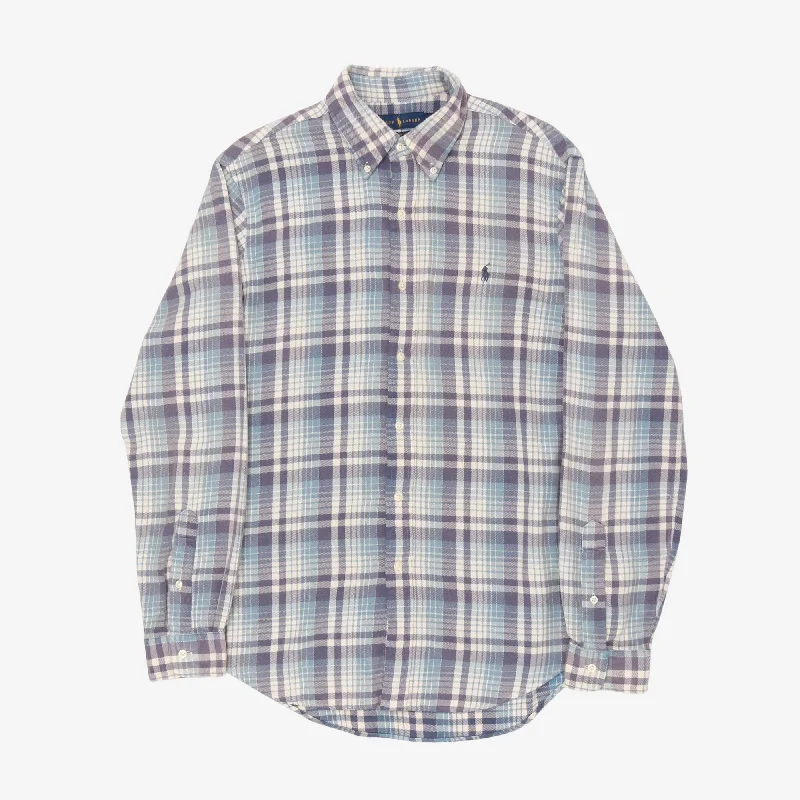 Slim Fit Flannel Shirt Edgy Men's Punk Edgy Men's Punk