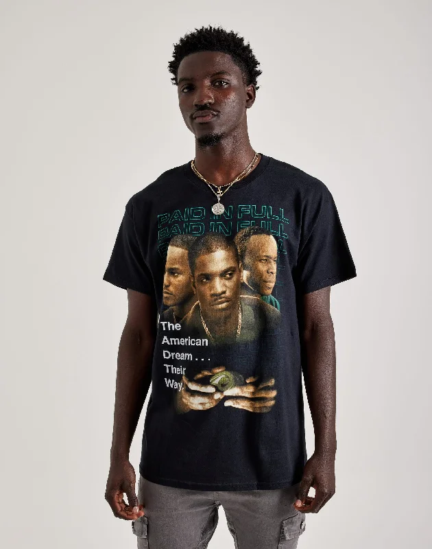 Goodie Two Sleeves Paid In Full American Dream Tee Trendy Men's Bucket Trendy Men's Bucket