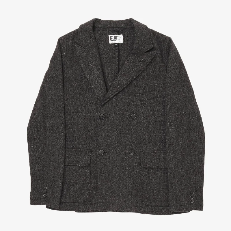 Wool Herringbone Jacket Cozy Men's Sherpa Cozy Men's Sherpa